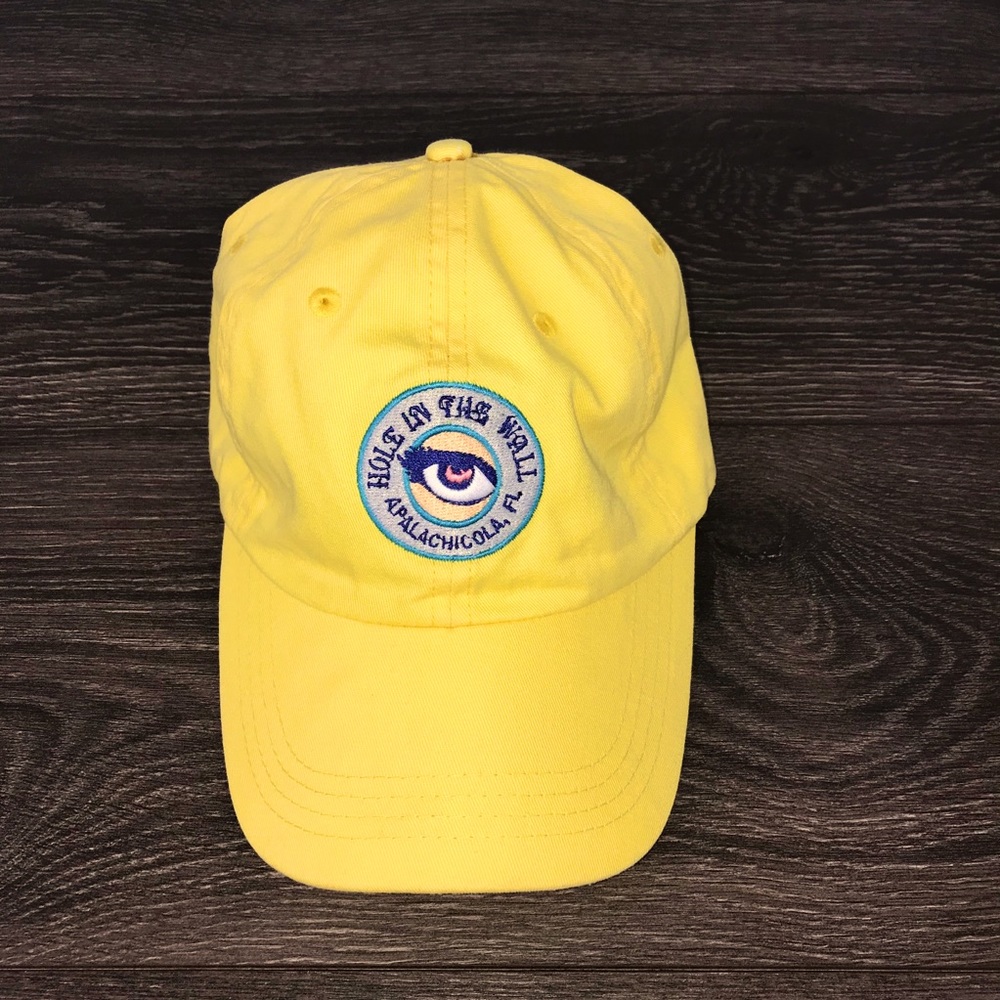 Hole In The Wall Eye Patch Yellow Baseball Cap OS